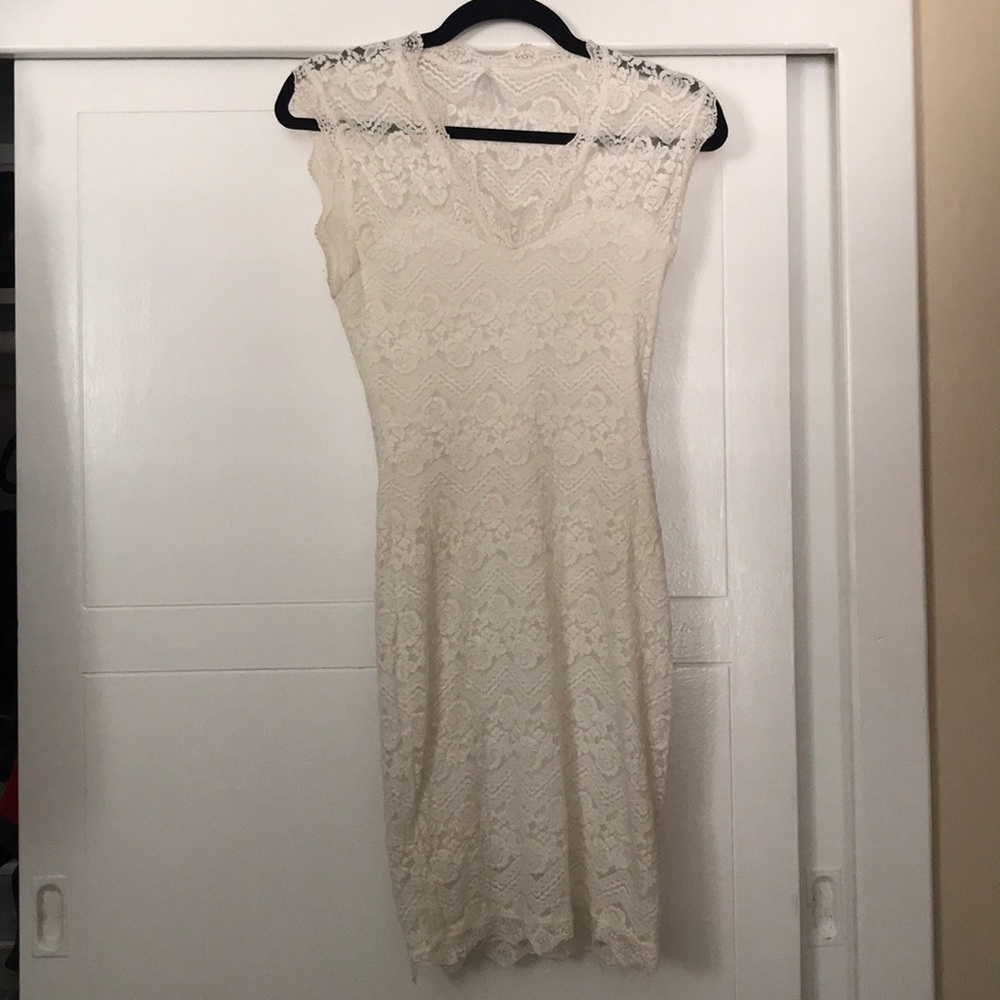 Lush Creme Dress
